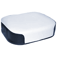 UT5610   Seat Bottom---B&W Vinyl---Wood Back